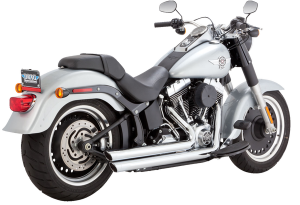 Big Shots Staggered 2-into-2 Exhaust System Chrome, 2, nordicamoto.ro