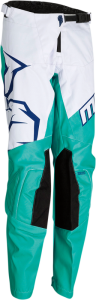 MOOSE RACING Youth Qualifier Pants Green, White 