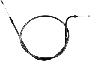 Midnight Braided Handlebar Idle Cable Black