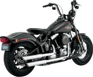 3(r) Round Twin Slash Slip-on Mufflers Black, 1, nordicamoto.ro