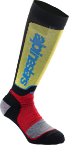Alpinestars MX Plus gyermekzokni, fekete/piros/kék