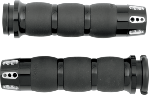 Gatlin Velvet Air Grips Black, 1, nordicamoto.ro