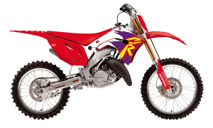 Graphic Kit Retro With Seat Cover White, Red, Purple