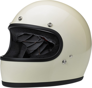 Gringo Full Face Helmet Gloss Vintage White Large White L +, 1, nordicamoto.ro