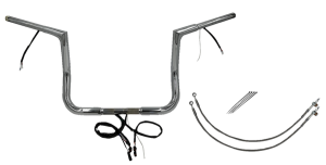 Plug & Play Ez Install 1-1/4(r) Flat Top Handlebar Kit Silver