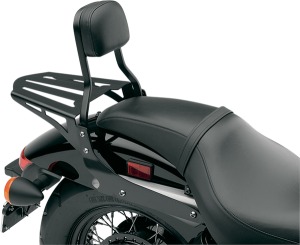 Sissy Bar Mounted Luggage Rack Black