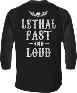 Gearhead Raglan T-shirt Gray