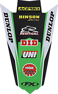 Rear Fender Kit Black, Green