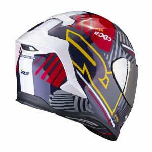 Casca integrala SCORPION EXO-R1 EVO AIR VICTORY Alb / Albastru M, 3, nordicamoto.ro