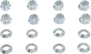 MOOSE RACING Universal Locking Lug Nuts Chrome, 1, nordicamoto.ro