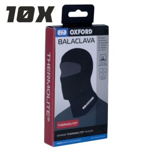 THERMOLITE Oxford kapucnis szett, fekete, 10 darabos szett