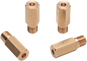 A-bax Precision Keihin-style Hex Head (cr Prefix) Main Jet Brass, 1, nordicamoto.ro