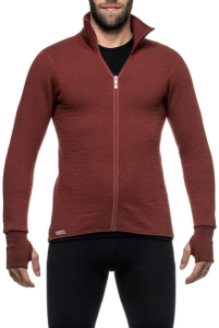 Woolpower Full zip 400 Merino Mid layer Jacket rust red S, 4, nordicamoto.ro