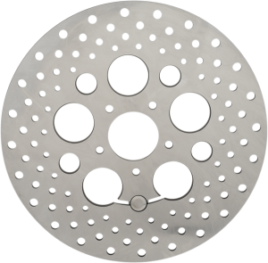 Stainless Steel Drilled Brake Rotor Ground, 1, nordicamoto.ro
