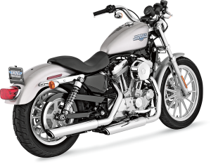 3(r) Round Twin Slash Slip-on Mufflers Black, 1, nordicamoto.ro