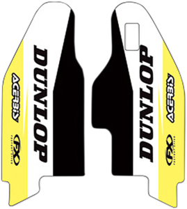 Lower Fork Guard Graphics Black, White, Yellow, 2, nordicamoto.ro