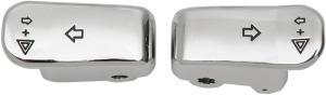 Turn Signal Switch Extension Silver, 2, nordicamoto.ro