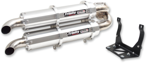 Stage 5 Dual Slip-on Muffler Brushed