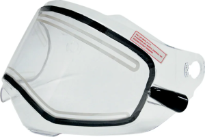 Fx-39dse Ampd Electric Double Lens Snow Shield Clear