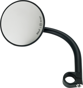 Clamp-on Utility Mirror Black, 2, nordicamoto.ro