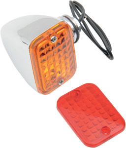 Rectangular Marker Lights Chrome, 1, nordicamoto.ro