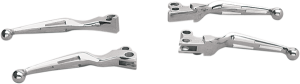 Slotted Wide Blade Lever Set Silver, 1, nordicamoto.ro