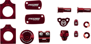 MOOSE RACING Bling Pack Kit Red, Anodized, 1, nordicamoto.ro