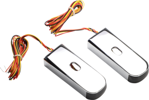 Fender Strut Led Marker Lights Chrome, 1, nordicamoto.ro