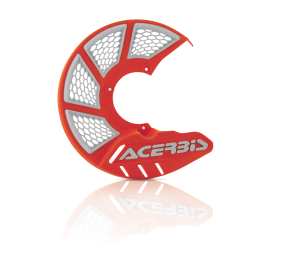 Acerbis X-Brake 2.0 első féktárcsa-védő, 245 mm, fekete/fehér, 2, nordicamoto.ro