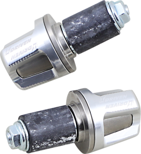 Revolt Bar Ends Silver, 2, nordicamoto.ro