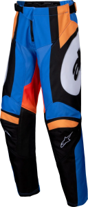 Pantaloni Copii Alpinestars Racer Melt Blue/Orange