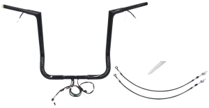 Plug & Play Ez Install 1-1/4(r) Flat Top Handlebar Kit Black, 3, nordicamoto.ro