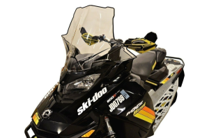 Powermadd szélvédő Ski-Doo Gen4 magas, 22", átlátszó, fekete színátmenettel, nordicamoto.ro