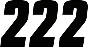 Number Stickers Black, 2, nordicamoto.ro