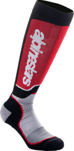 Sosete Alpinestars MX Plus fekete/piros/szürke