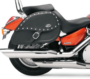 Desperado Rigid-mount Specific-fit Teardrop Saddlebags For Kawasaki Black, 1, nordicamoto.ro