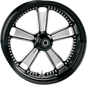 Wheel Judge 16(r) X 3.5(r) Front Contrast Cut W/ Standard Brakes Aluminum, Black, Matte