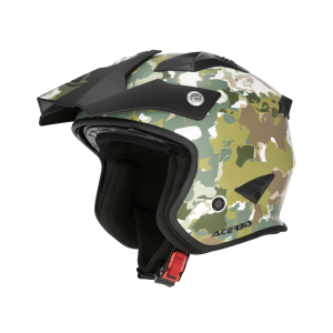 Casca Jet Acerbis Aria Sport zöld/barna M, 1, nordicamoto.ro
