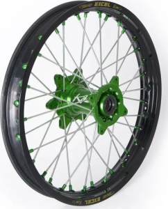 Elite Mx-en felnik, ezüst küllők, fekete, zöld, 1, nordicamoto.ro