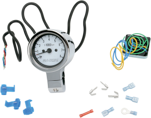 3(r) Bullet Electronic Tachometer White, 1, nordicamoto.ro