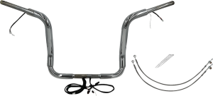 Plug & Play Ez Install 1-1/2(r) Round Top Handlebar Kit Silver