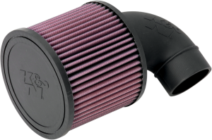 High Flow Air Filter Black, Red
