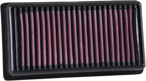 High-flow Air Filter Black, Red, 1, nordicamoto.ro