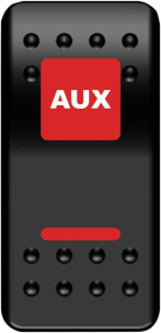 Rocker Switch Black 