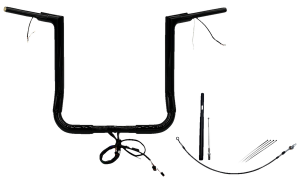 Plug & Play Ez Install 1-1/2(r) Flat Top Handlebar Kit Black, 1, nordicamoto.ro