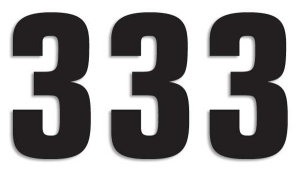 Two Series Numbers Black