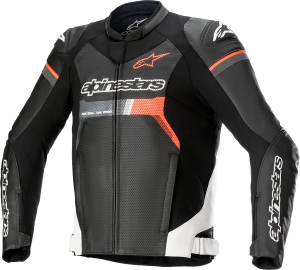 Geaca Moto Piele Alpinestars Gp Force Airflow Black/Red/White
