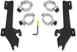 Fats/slim Windshield Trigger-lock Complete Mount Kit Black