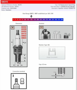 Champion Spark Plugs / Standard And Resistor Types, 2, nordicamoto.ro