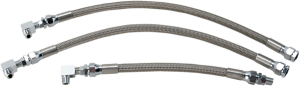 Stainless Steel Braided Oil Line Kit Stainless Steel